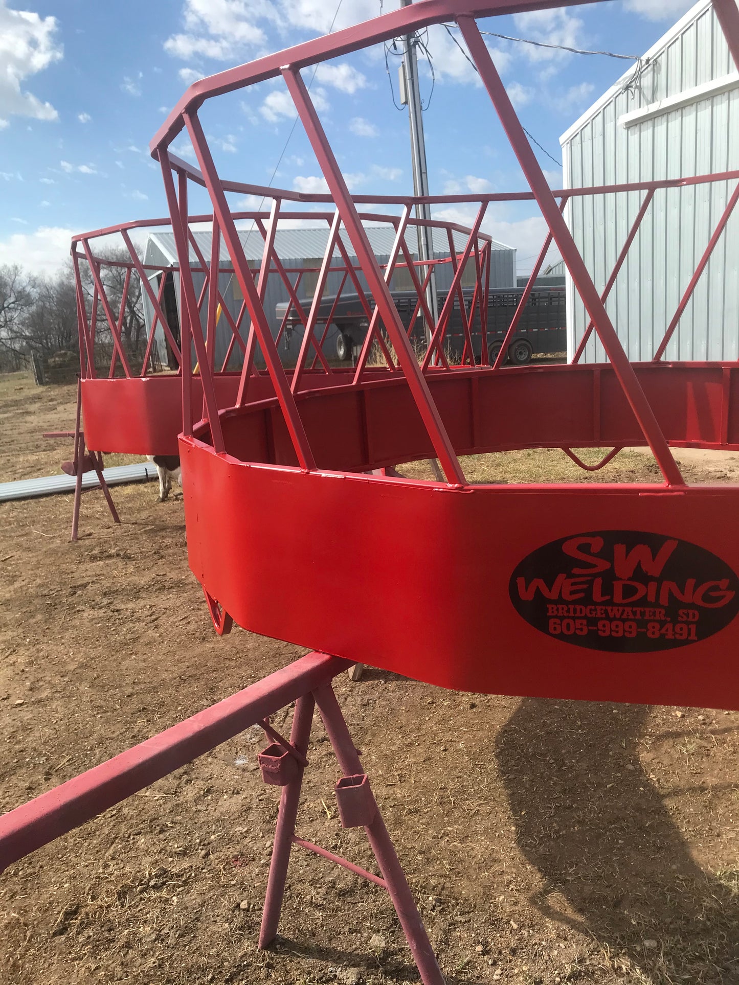 Cattle Round Bale Feeder